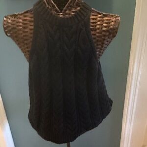 a new day Women's Black Cowl Neck Sweater